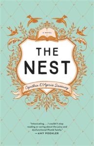 This book cover image released by Ecco shows "The Nest," a book by Cynthia dAprix Sweeney, about four adult siblings whose inheritance is in jeopardy. (Ecco via AP)